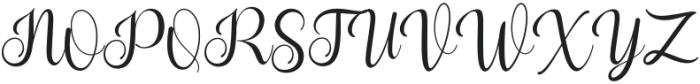 holly script otf (400) Font UPPERCASE