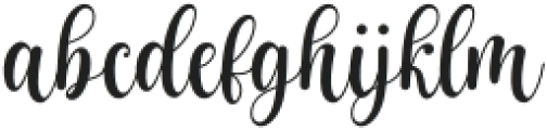 holly script otf (400) Font LOWERCASE