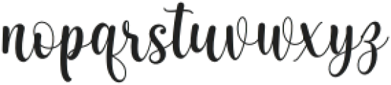 holly script otf (400) Font LOWERCASE