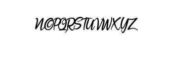 Hobenshaw Font UPPERCASE