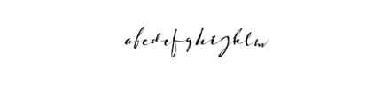 Holdenisty Typeface Font LOWERCASE
