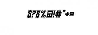 Holics Italic.ttf Font OTHER CHARS