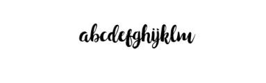 Hollic Brush.otf Font LOWERCASE