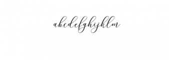 HondurasScript.ttf Font LOWERCASE