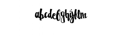 Honebee.otf Font LOWERCASE