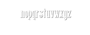 HophusRoghus-Regular.otf  Font LOWERCASE