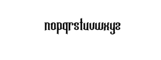 Hornbuckle Font LOWERCASE