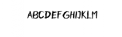 Horobi  Font UPPERCASE