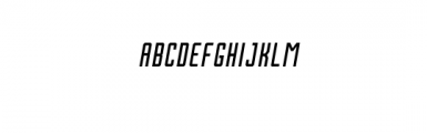 Houston Italic.otf Font LOWERCASE