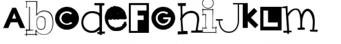 Hodgepodge Font LOWERCASE