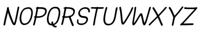 Hoofer Sans Black Oblique Font UPPERCASE