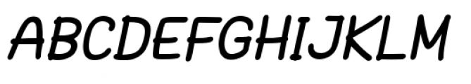Hoofer Sans Ultra Black SC Oblique Font UPPERCASE