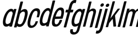 Hooligan Italic Font LOWERCASE