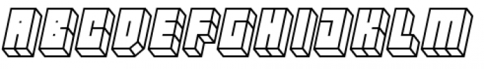 Hounslow Open Italic Font UPPERCASE