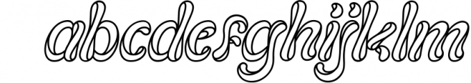HOOKLINE Monogram rounded logo font Font LOWERCASE