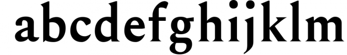 HORACE, A Strong Serif Type Font LOWERCASE