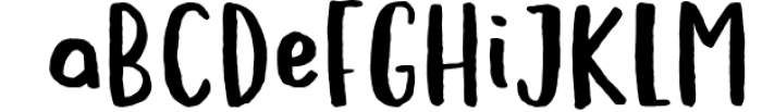 Hola Bisou - Fun, quirky inky font 1 Font LOWERCASE