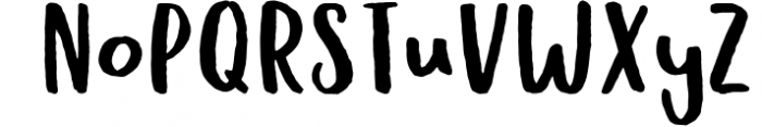 Hola Bisou - Fun, quirky inky font 1 Font LOWERCASE