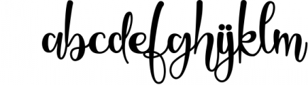 Holidate - A Lovely Font Font LOWERCASE