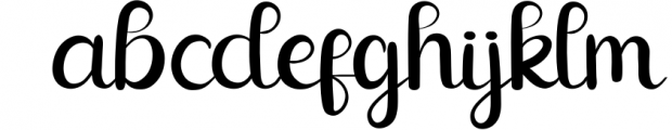 Holiday Christmas Font LOWERCASE