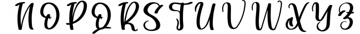 Holiday - Handwriting Font Font UPPERCASE