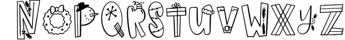 Holiday Things - A Christmas Word Art Font! Font UPPERCASE