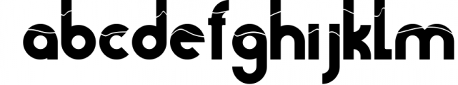 Holiday typeface Font LOWERCASE