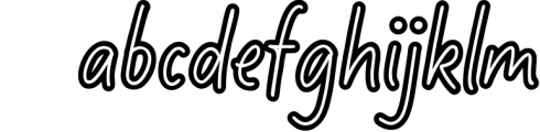 Holykadot Font LOWERCASE