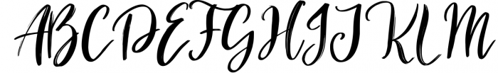 Holyson Calligraphy Brush Font UPPERCASE