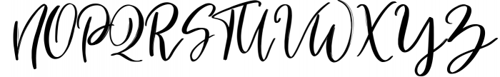 Holyson Calligraphy Brush Font UPPERCASE