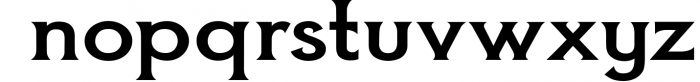 Homeric- Serif font Family 9 Font LOWERCASE