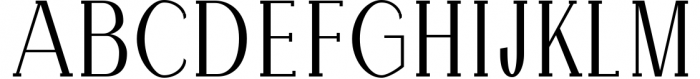 Hommer Minimal Serif Typeface 2 Font UPPERCASE