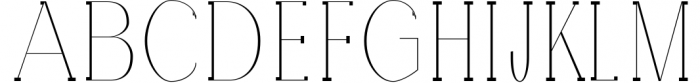 Hommer Minimal Serif Typeface 4 Font UPPERCASE