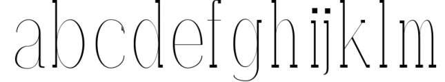 Hommer Minimal Serif Typeface 4 Font LOWERCASE