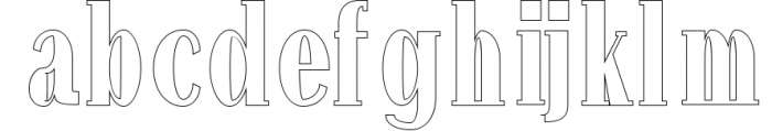 Hommer Minimal Serif Typeface 5 Font LOWERCASE