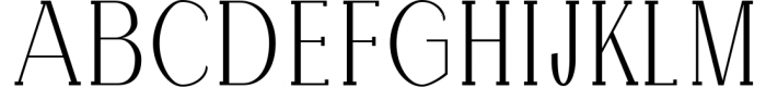 Hommer Minimal Serif Typeface Font UPPERCASE