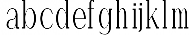 Hommer Minimal Serif Typeface Font LOWERCASE