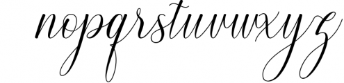 Honeylove Modern Calligraphy Font LOWERCASE