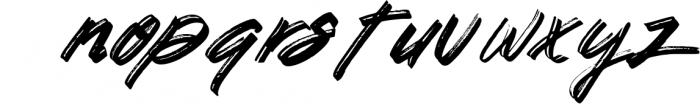 Hong Kong Script Brush Font LOWERCASE