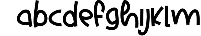 Hore Christmas - A Kindergarten Style Font Font LOWERCASE