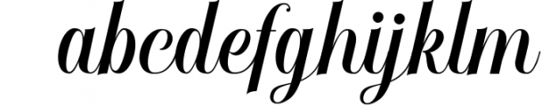 Hougbon A Glamour Script Font LOWERCASE