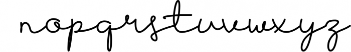 Housttik Handwritten Script Font LOWERCASE