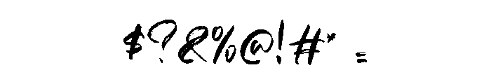 HOLIGAN Regular1 Font OTHER CHARS