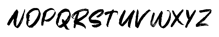 HOLIGAN Regular1 Font LOWERCASE