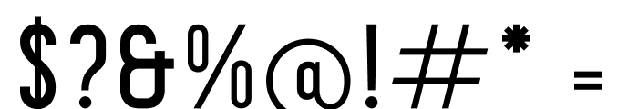 HONRESD Font OTHER CHARS