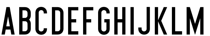 HONRESD Font UPPERCASE