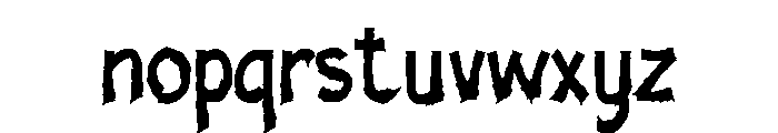 HOUSKA Font LOWERCASE