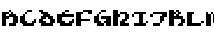 Ho8Bit Regular Font UPPERCASE