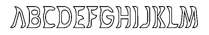 Hobbitam Font UPPERCASE