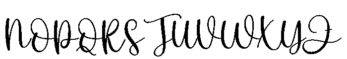 Hobby Font UPPERCASE